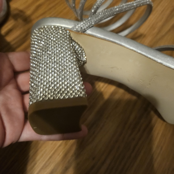 Steve Madden Metallic Spiral Heels - Picture 7 of 7